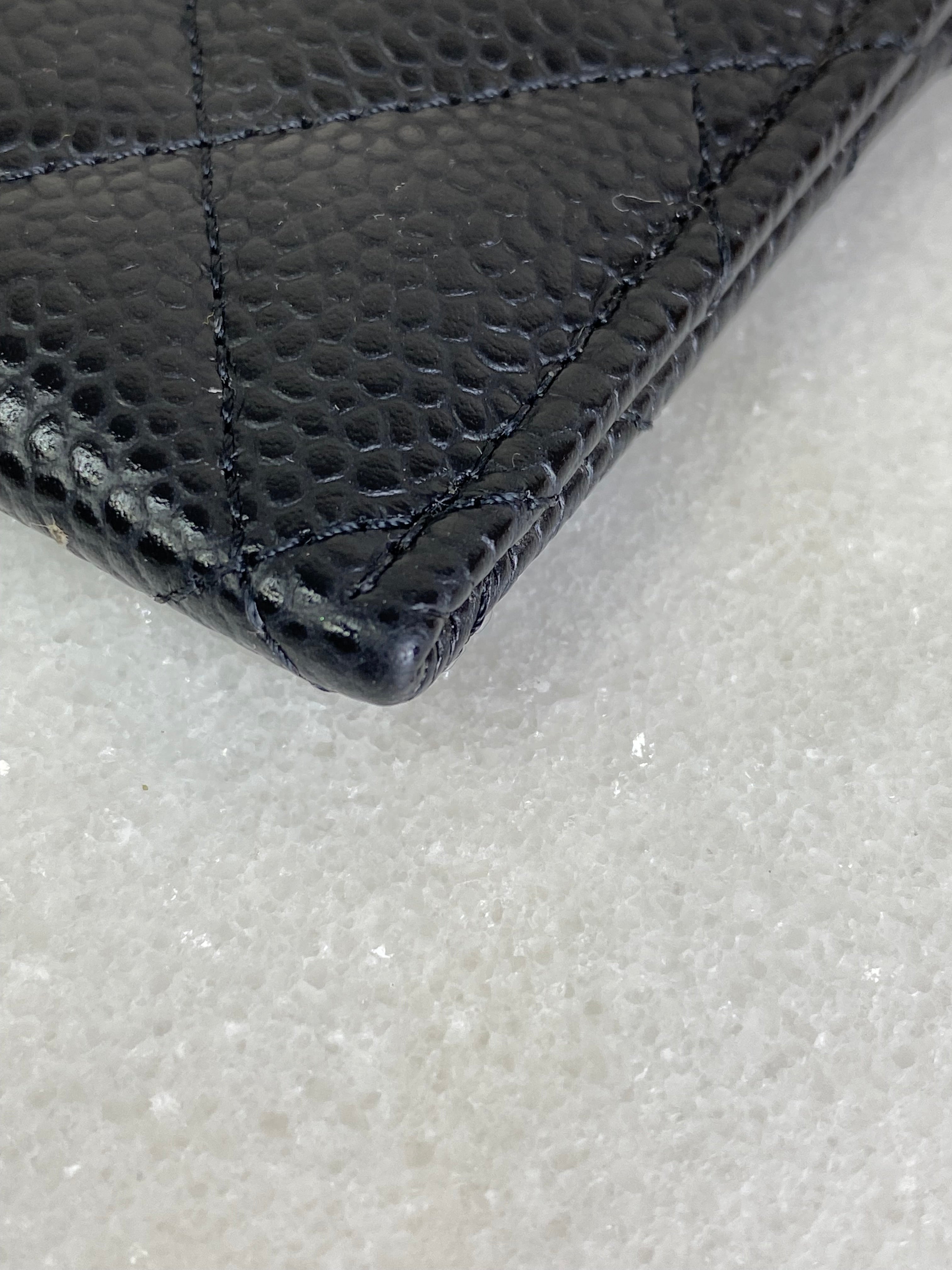 Chanel Black CC Logo Small Card Holder