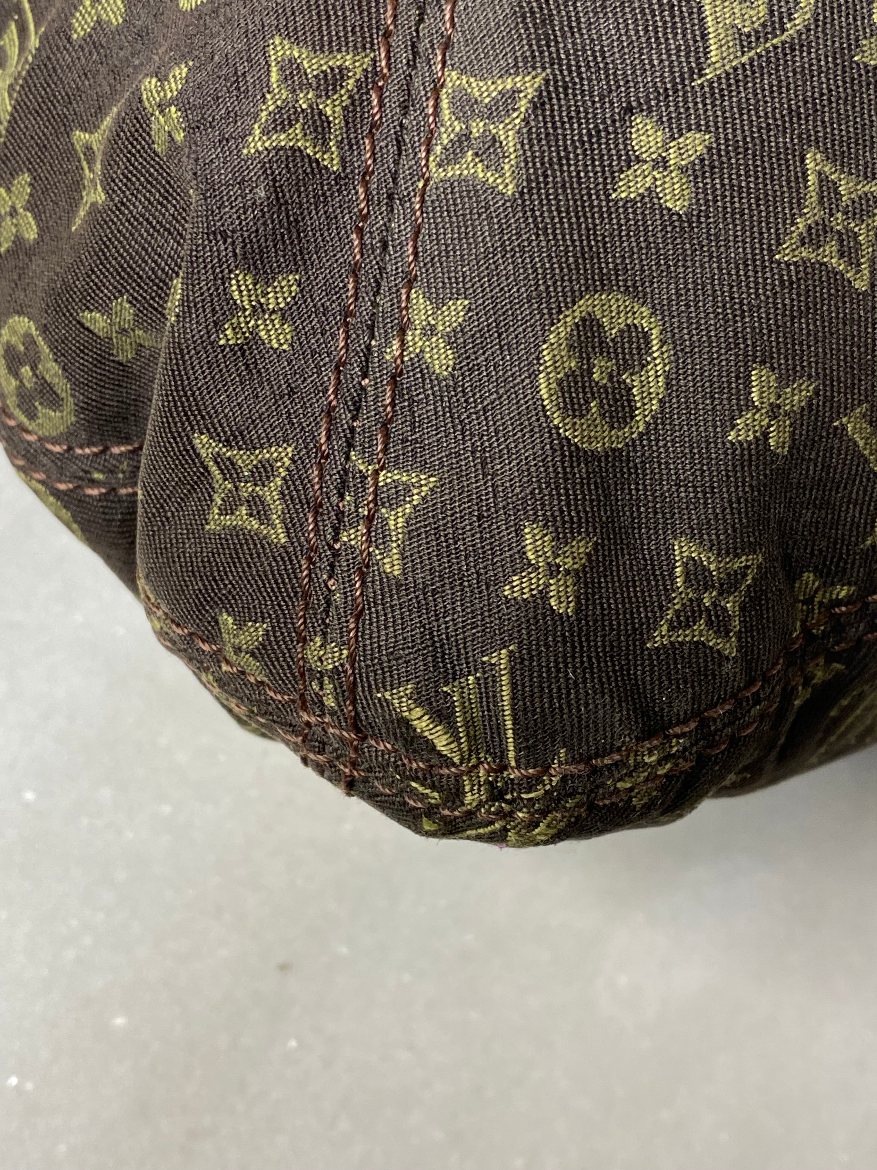 Louis Vuitton Brown Monogram Mini Lin Manon Shoulder Bag