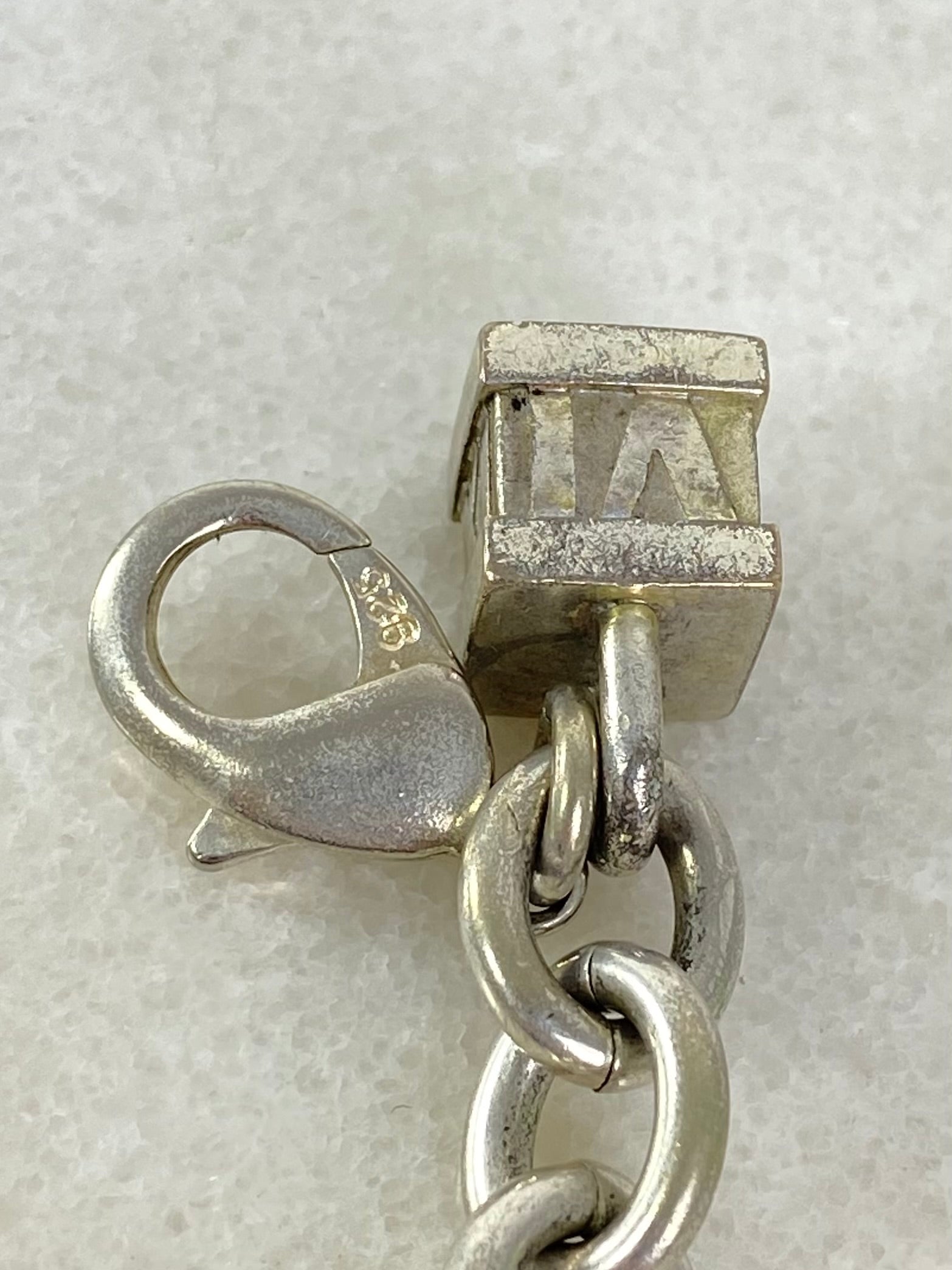 Tiffany & Co Silver Lock Heart Bracelet