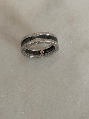 Bvlgari Black Ceramic Save The Children Ring