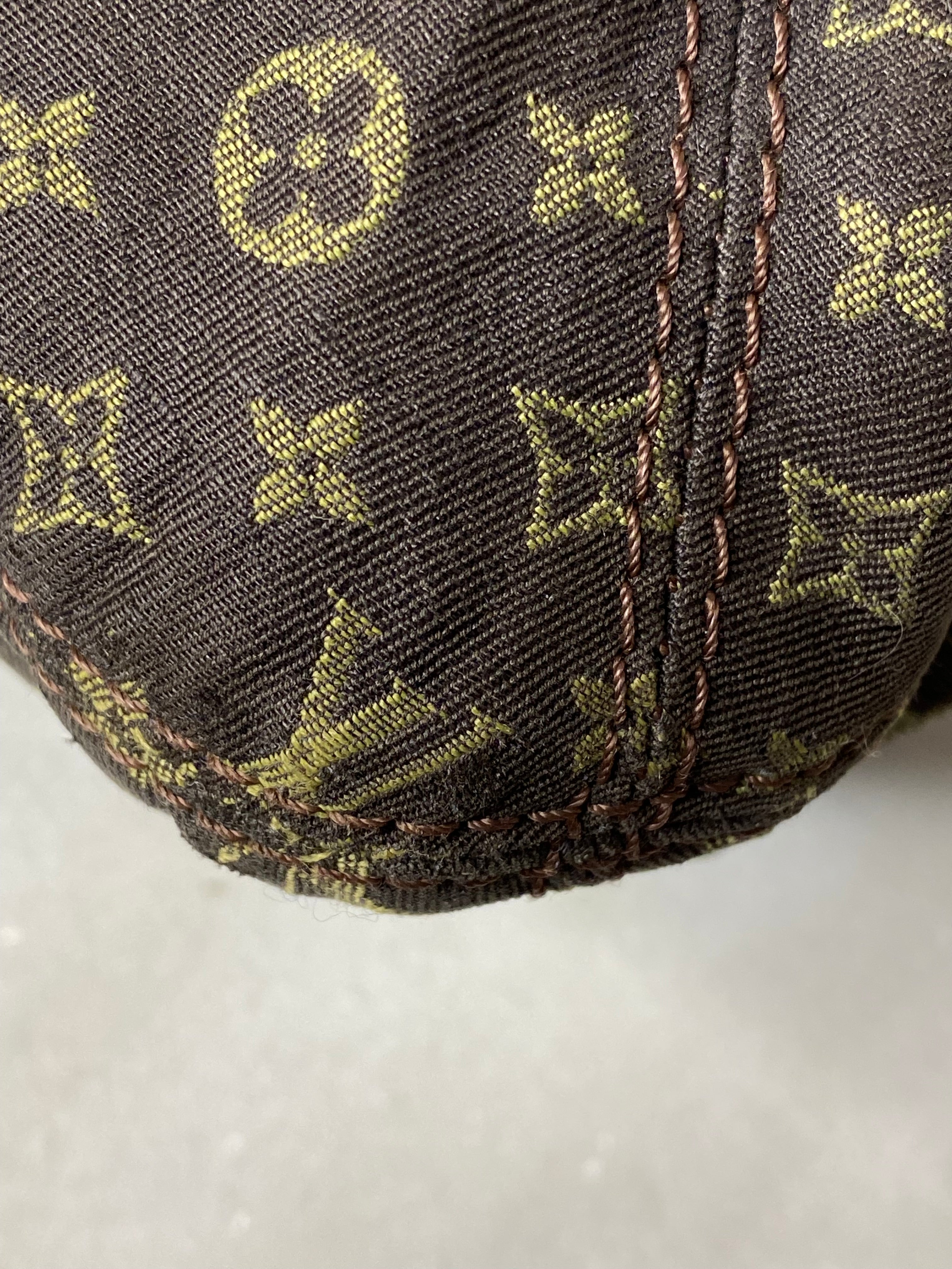 Louis Vuitton Brown Monogram Mini Lin Manon Shoulder Bag