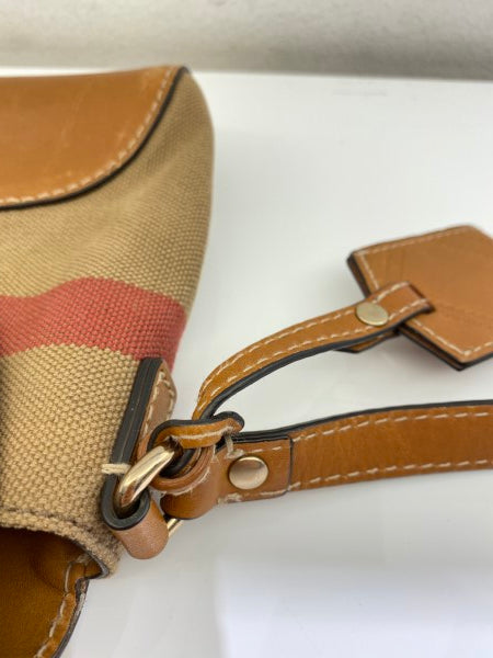 Burberry Camel House Check Bag