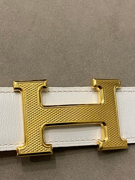 Hermes Bicolor H Buckle Reversible Belt