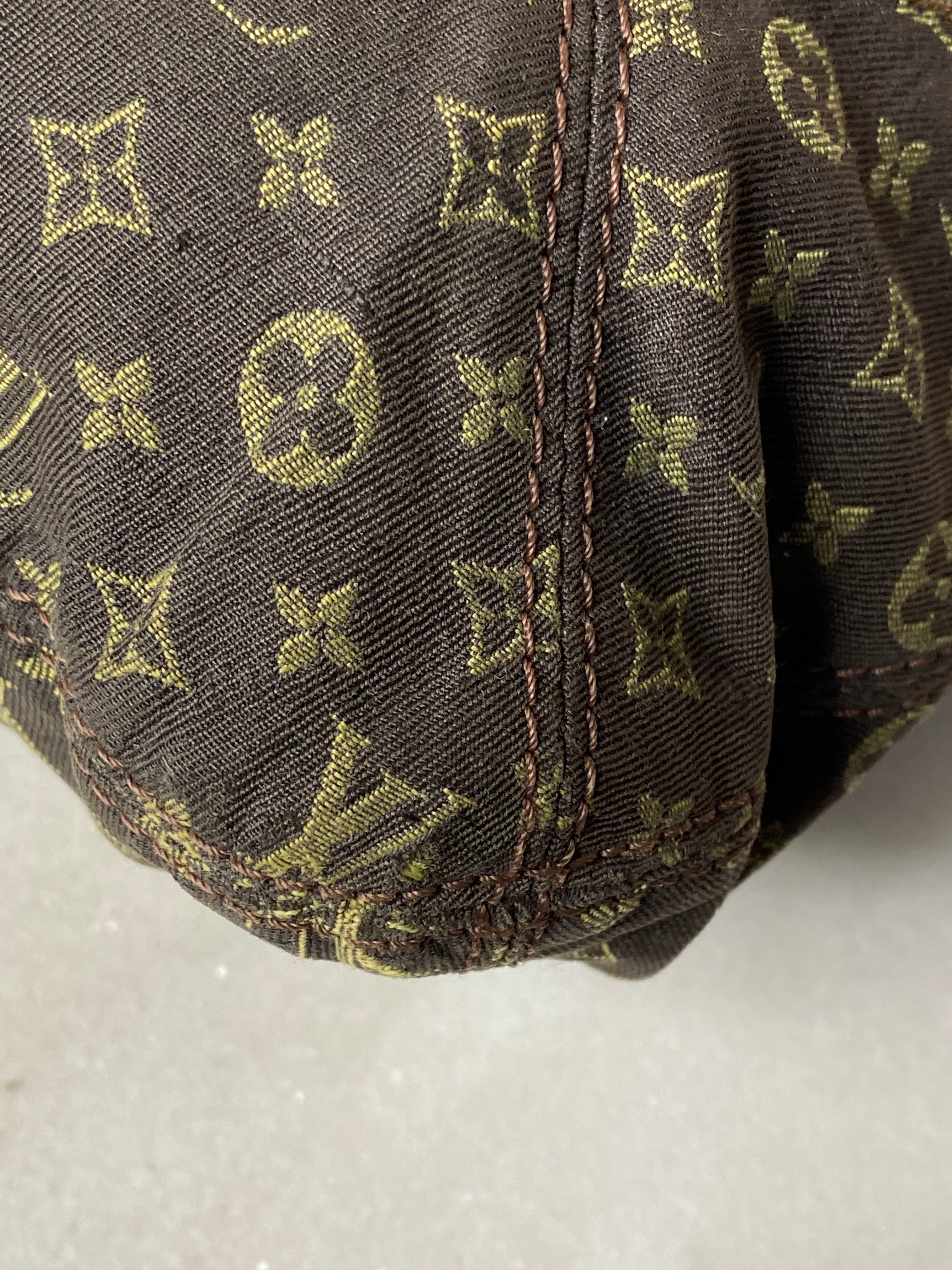 Louis Vuitton Brown Monogram Mini Lin Manon Shoulder Bag