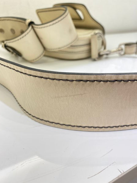 Christian Dior White Mini d'fence Saddle Bag