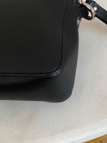 Valentino Black VLTN Crossbody Bag