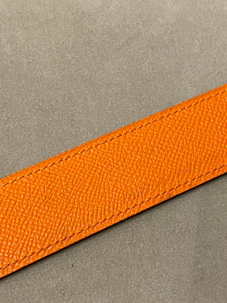 Hermes Bicolor H Buckle Reversible Belt