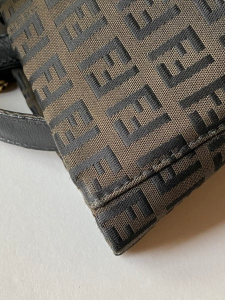 Fendi Black FF Shoulder Bag