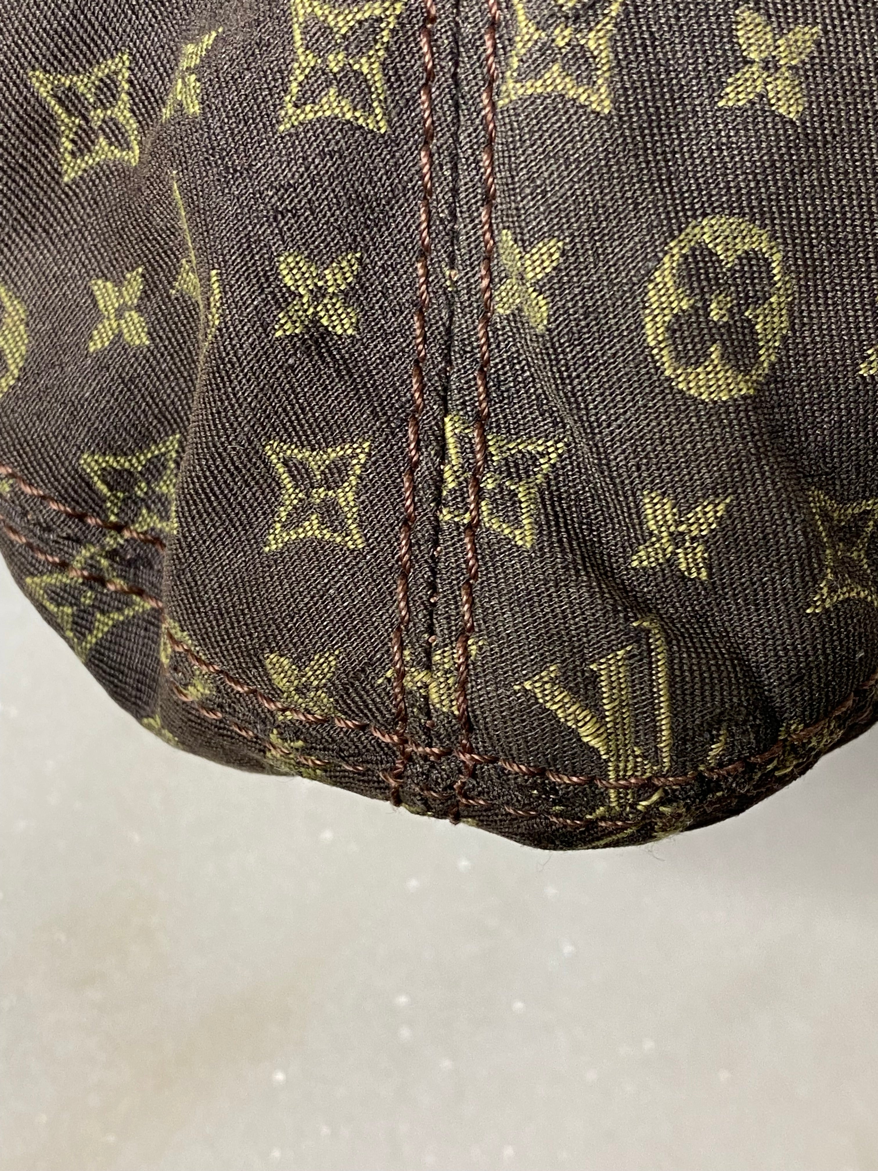 Louis Vuitton Brown Monogram Mini Lin Manon Shoulder Bag