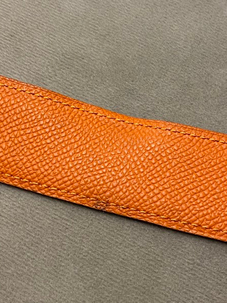 Hermes Bicolor H Buckle Reversible Belt