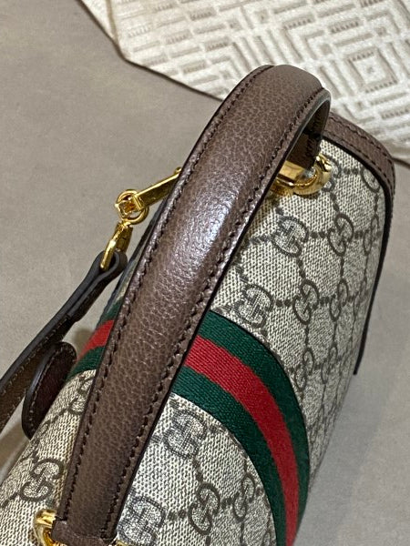 Gucci Bicolor Ophidia GG Small Top Handle Bag