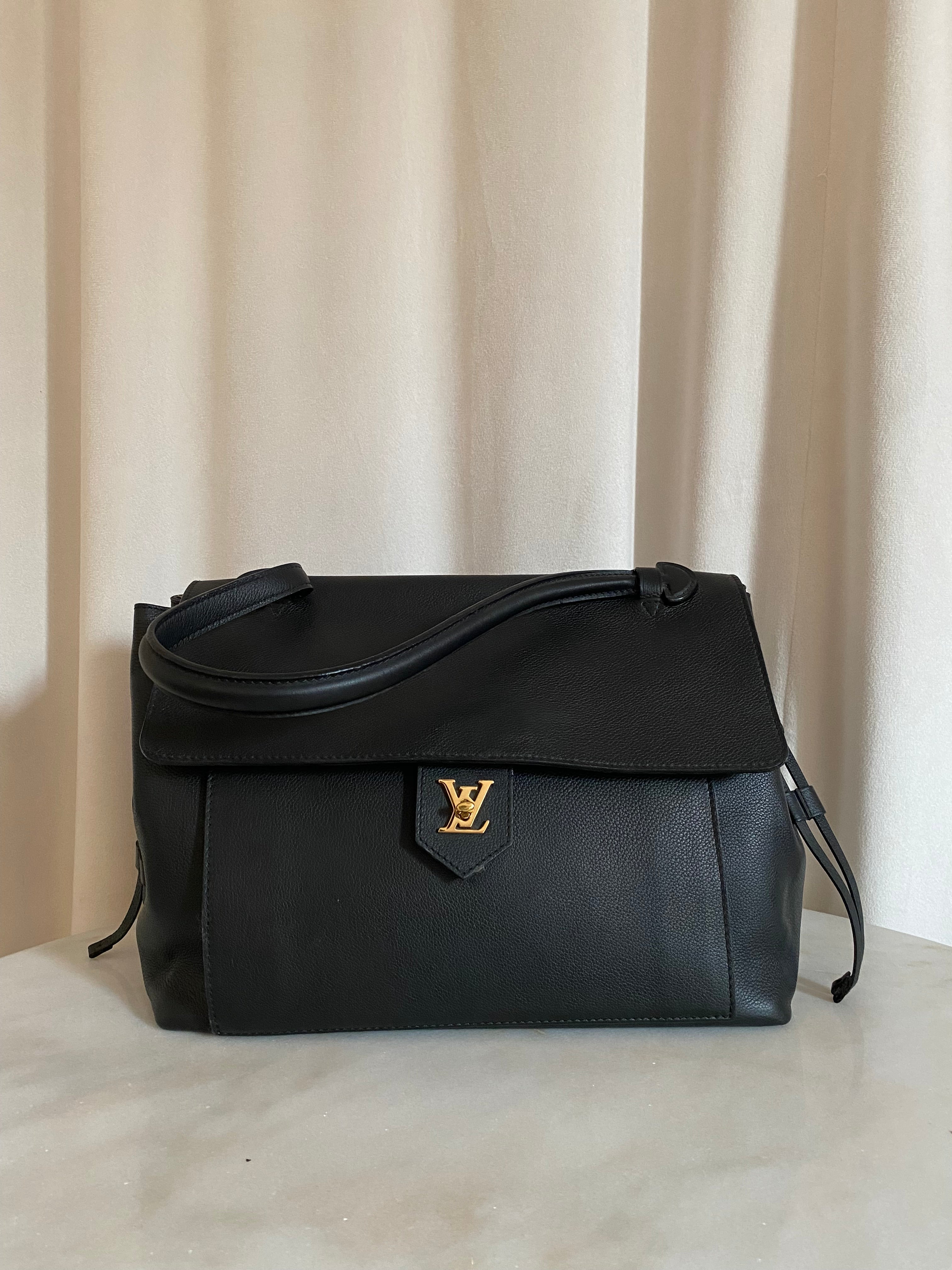 Louis Vuitton Black Lock Me Bag