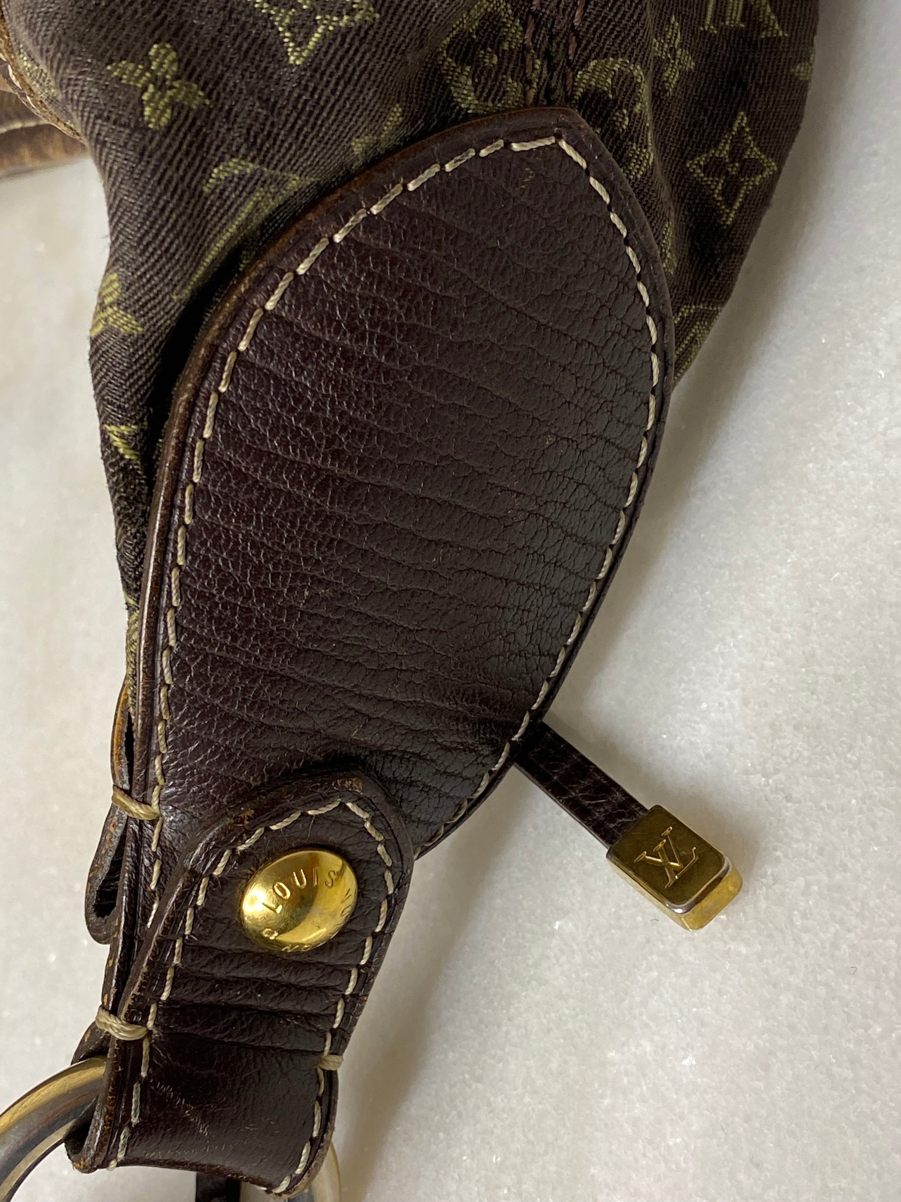 Louis Vuitton Brown Monogram Mini Lin Manon Shoulder Bag