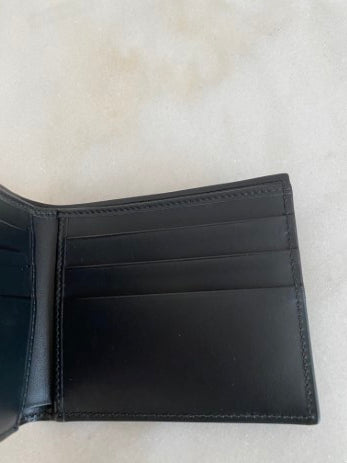 Dolce & Gabbana Black Bifold wih Raised Logo Small Wallet