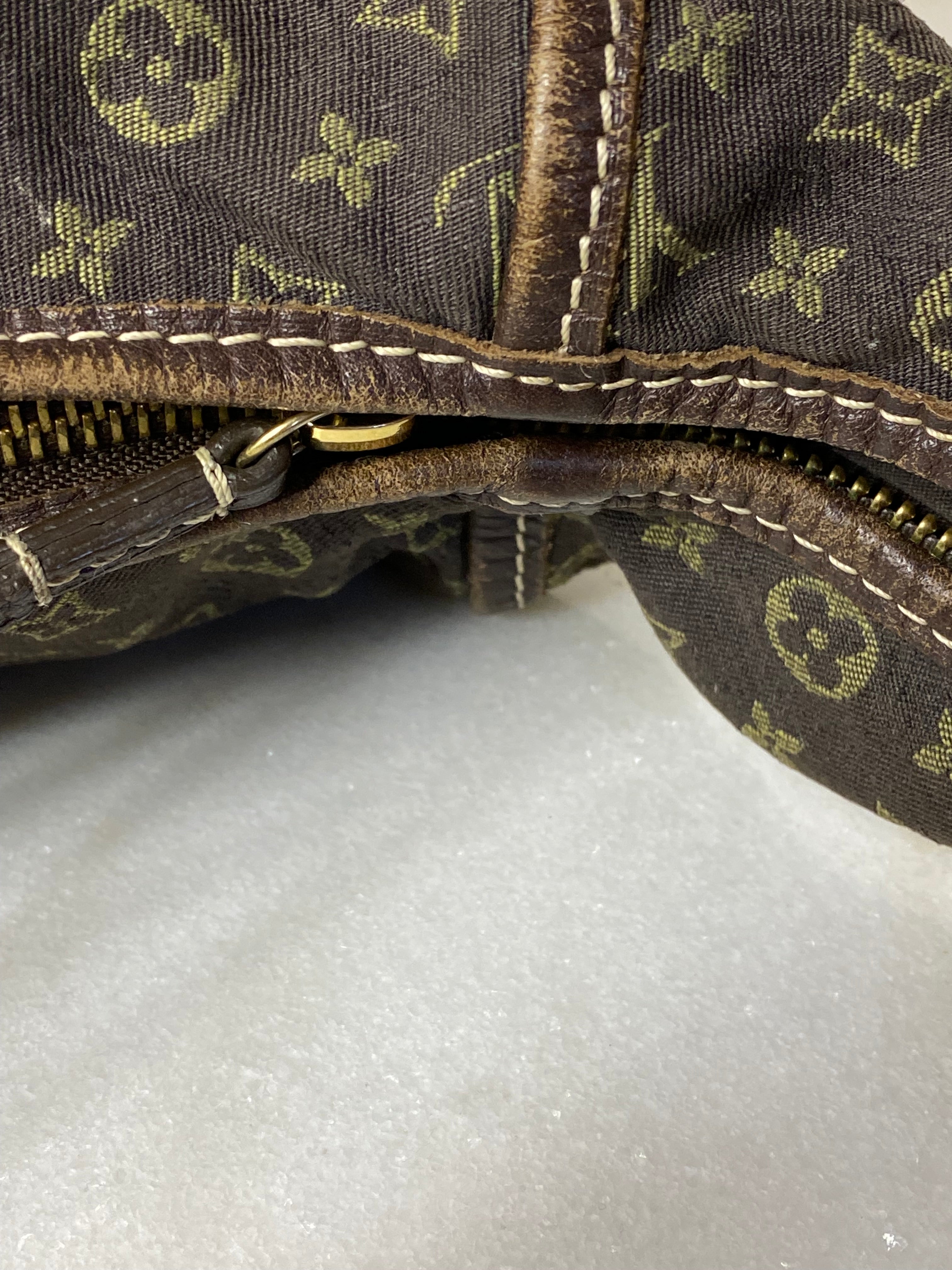 Louis Vuitton Brown Monogram Mini Lin Manon Shoulder Bag