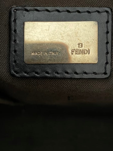 Fendi Black FF Shoulder Bag