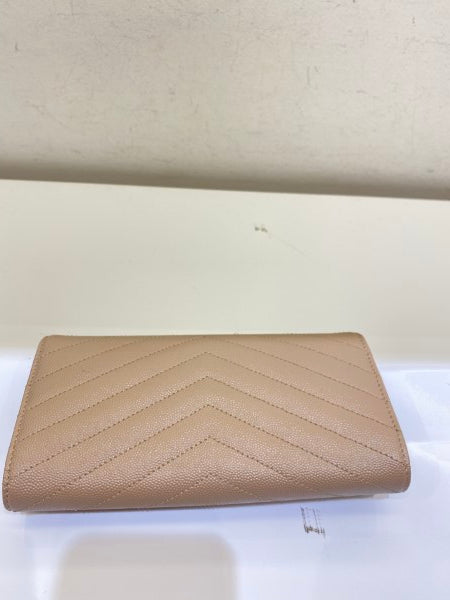 YSL Beige Cassandra Wallet