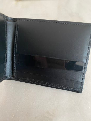 Dolce & Gabbana Black Bifold wih Raised Logo Small Wallet