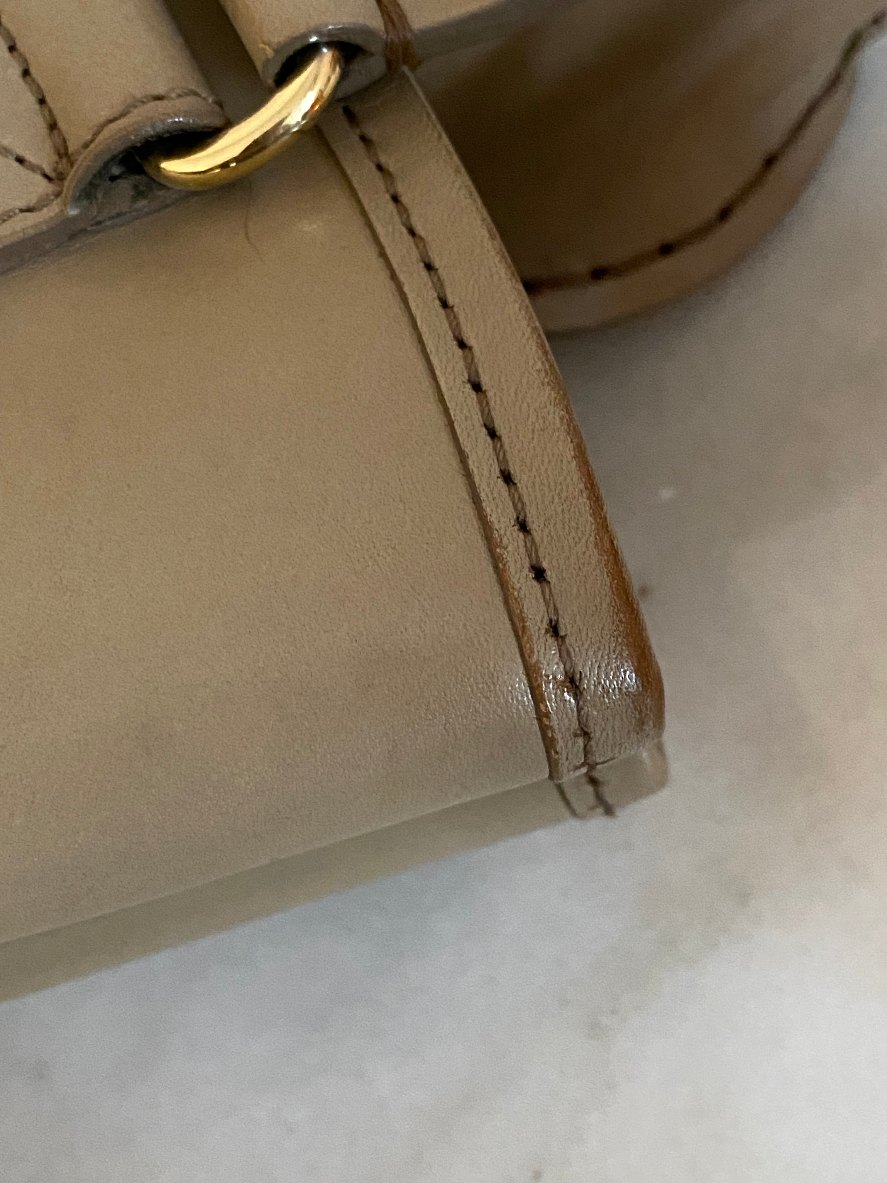 Burberry Beige Top Handle Bag