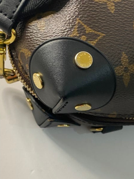 Louis Vuitton Monogram Black Petite Malle Souple Crossbody Bag