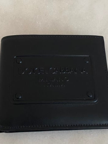 Dolce & Gabbana Black D&G Small Wallet