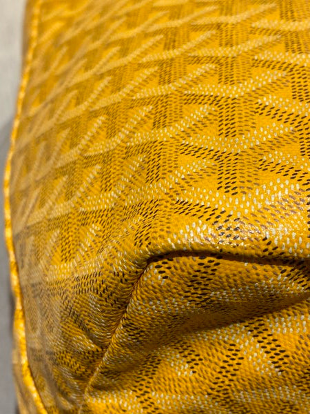 Goyard Yellow Goyardine Saint Louis GM Bag