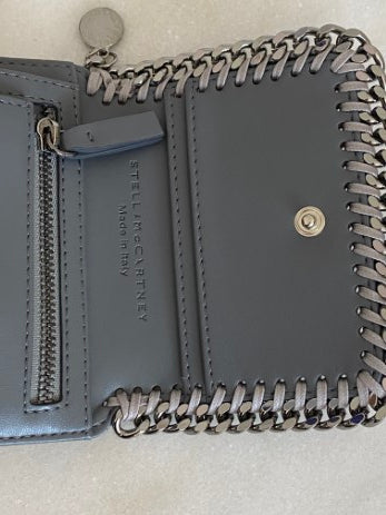 Stella Mccartney Grey Continental Falabella Small Wallet