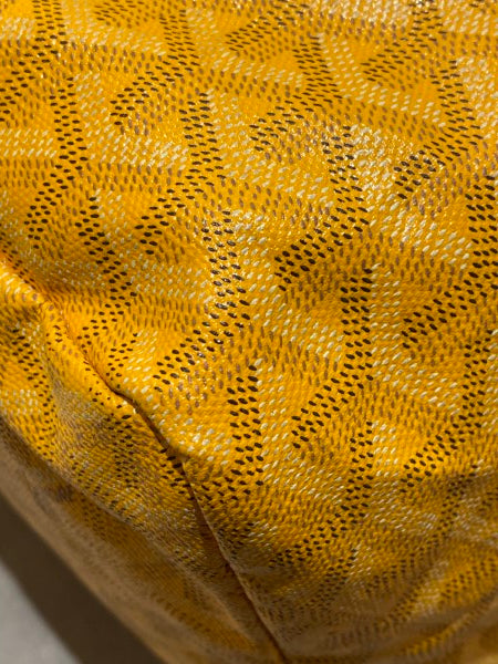 Goyard Yellow Goyardine Saint Louis GM Bag