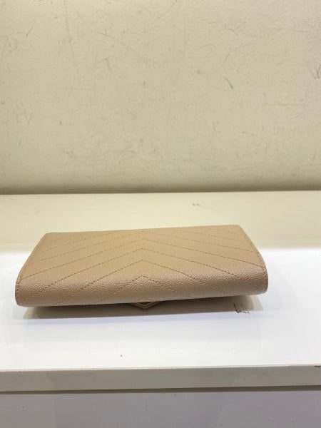 YSL Beige Cassandra Wallet