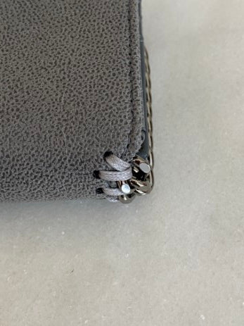 Stella Mccartney Grey Continental Falabella Small Wallet