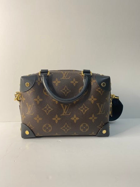 Louis Vuitton Monogram Black Petite Malle Souple Crossbody Bag