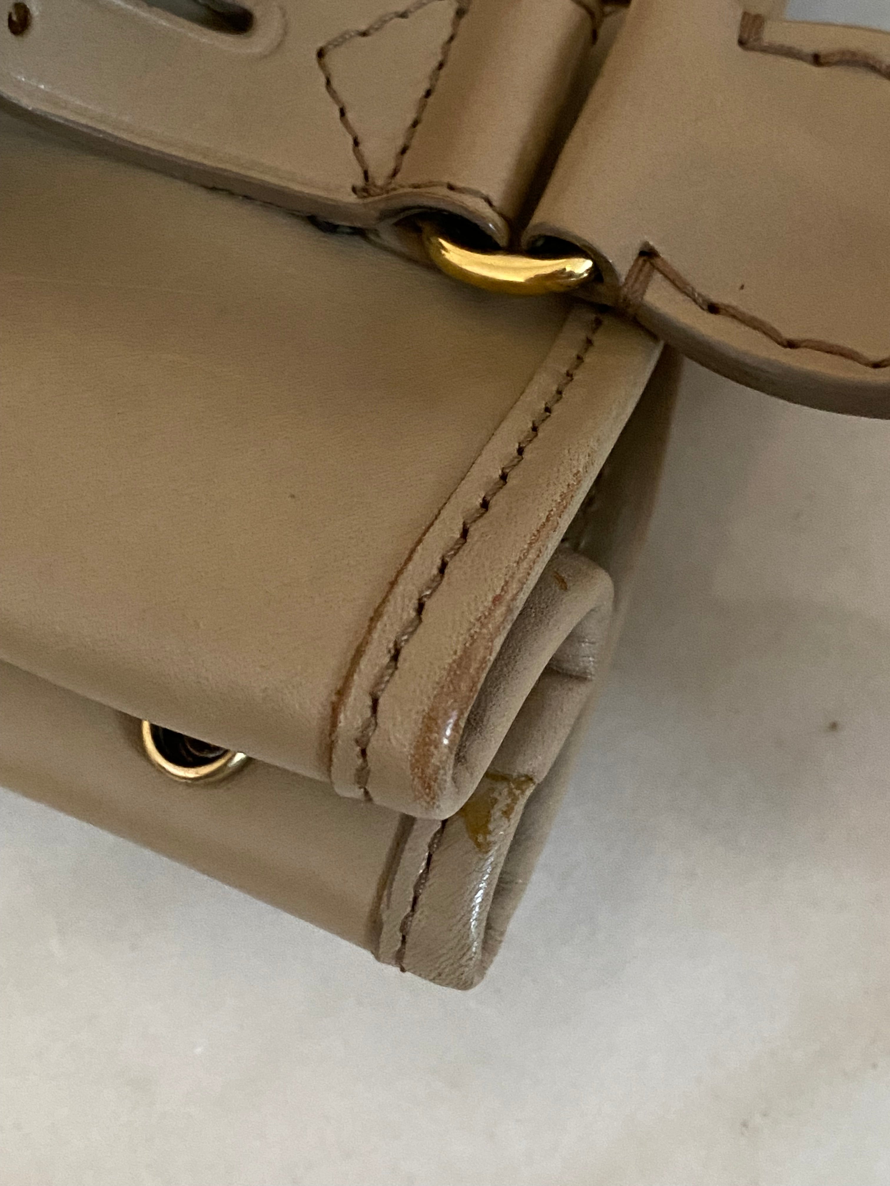 Burberry Beige Top Handle Bag