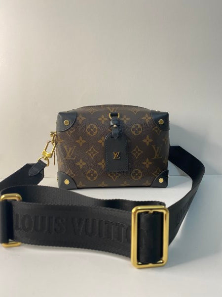 Louis Vuitton Monogram Black Petite Malle Souple Crossbody Bag