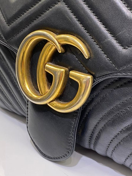 Gucci Black Marmont Medium Bag