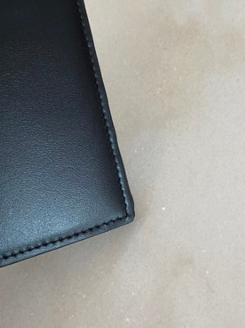 Dolce & Gabbana Black Bifold wih Raised Logo Small Wallet