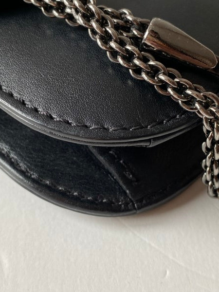 Valentino Black Rockstud Glam Lock Bag