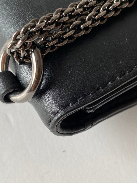 Valentino Black Rockstud Glam Lock Bag