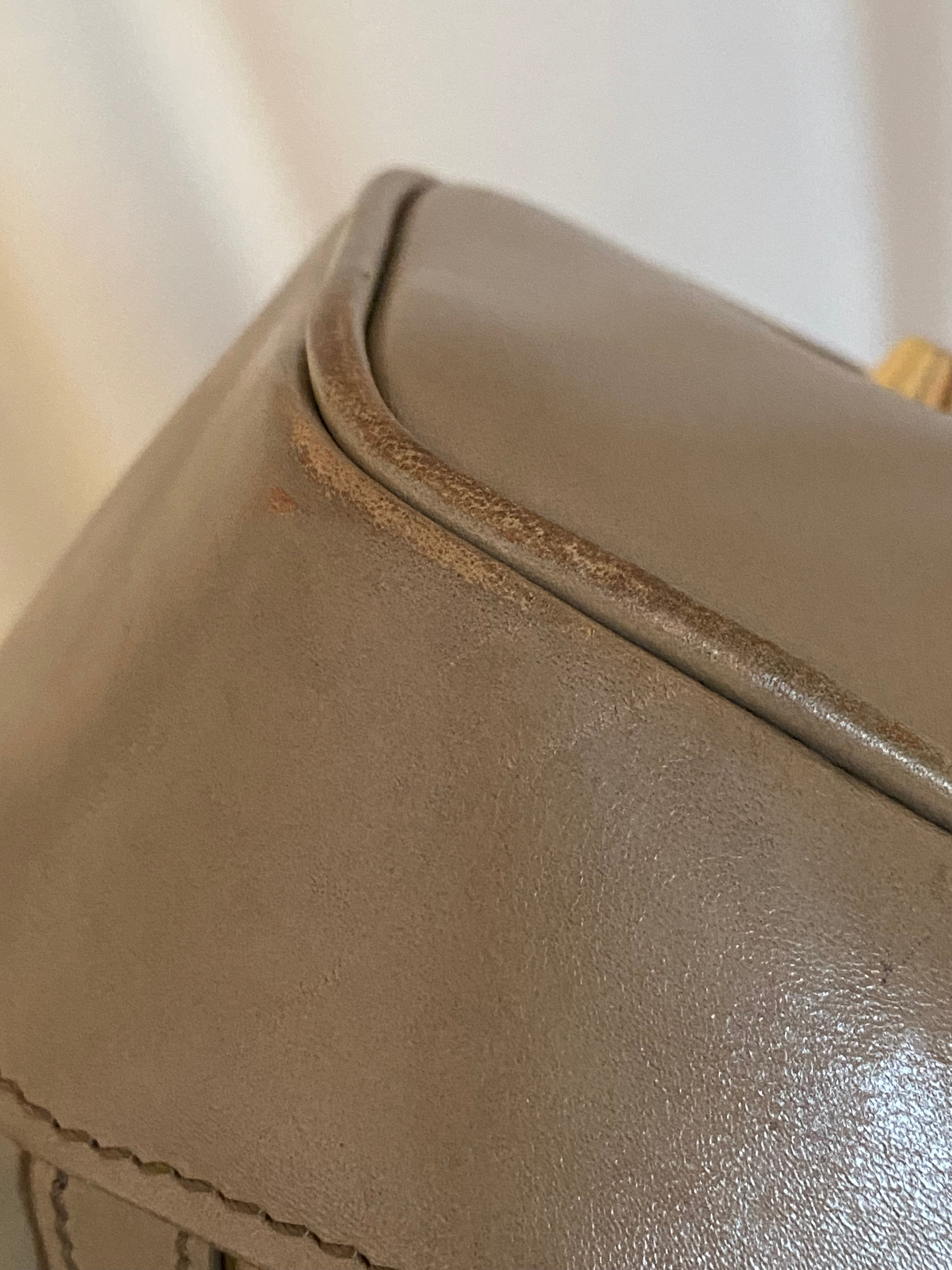 Burberry Beige Top Handle Bag