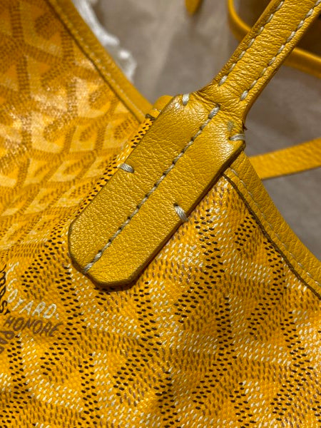 Goyard Yellow Goyardine Saint Louis GM Bag