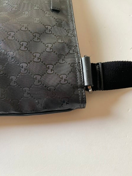 Gucci Black GG Crossbody Bag