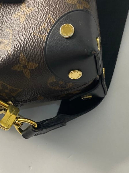 Louis Vuitton Monogram Black Petite Malle Souple Crossbody Bag