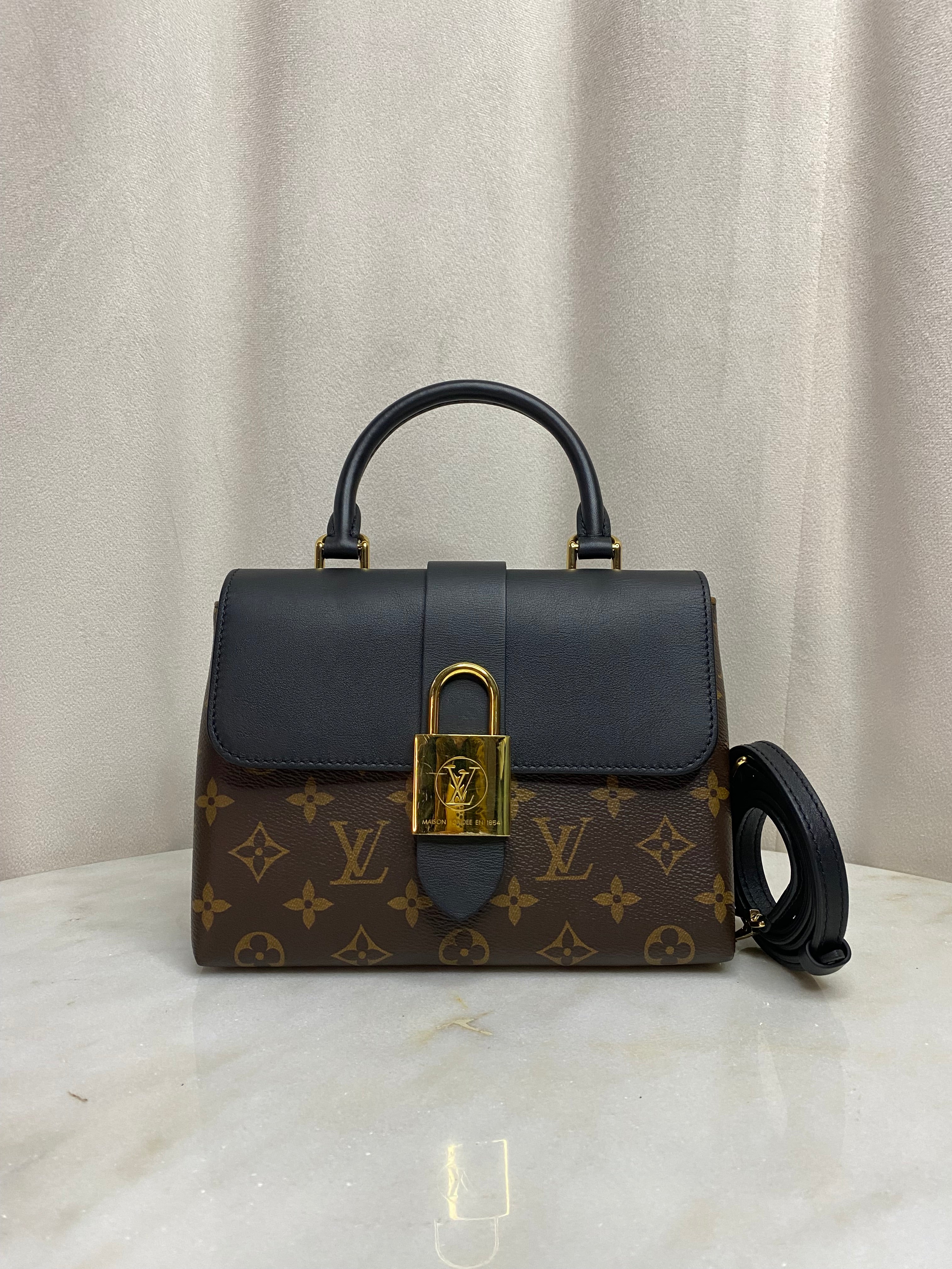 Louis Vuitton Monogram Black Locky BB Bag