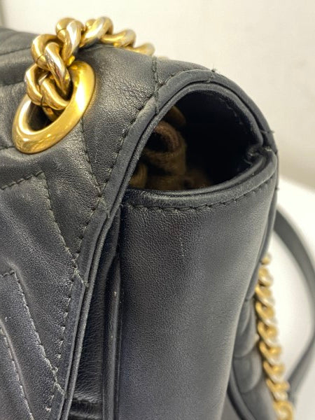 Gucci Black Marmont Medium Bag