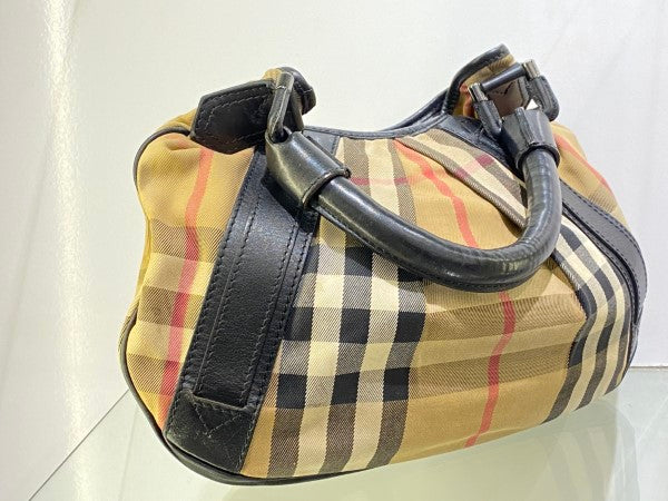 Burberry Black House Check Hobo Bag