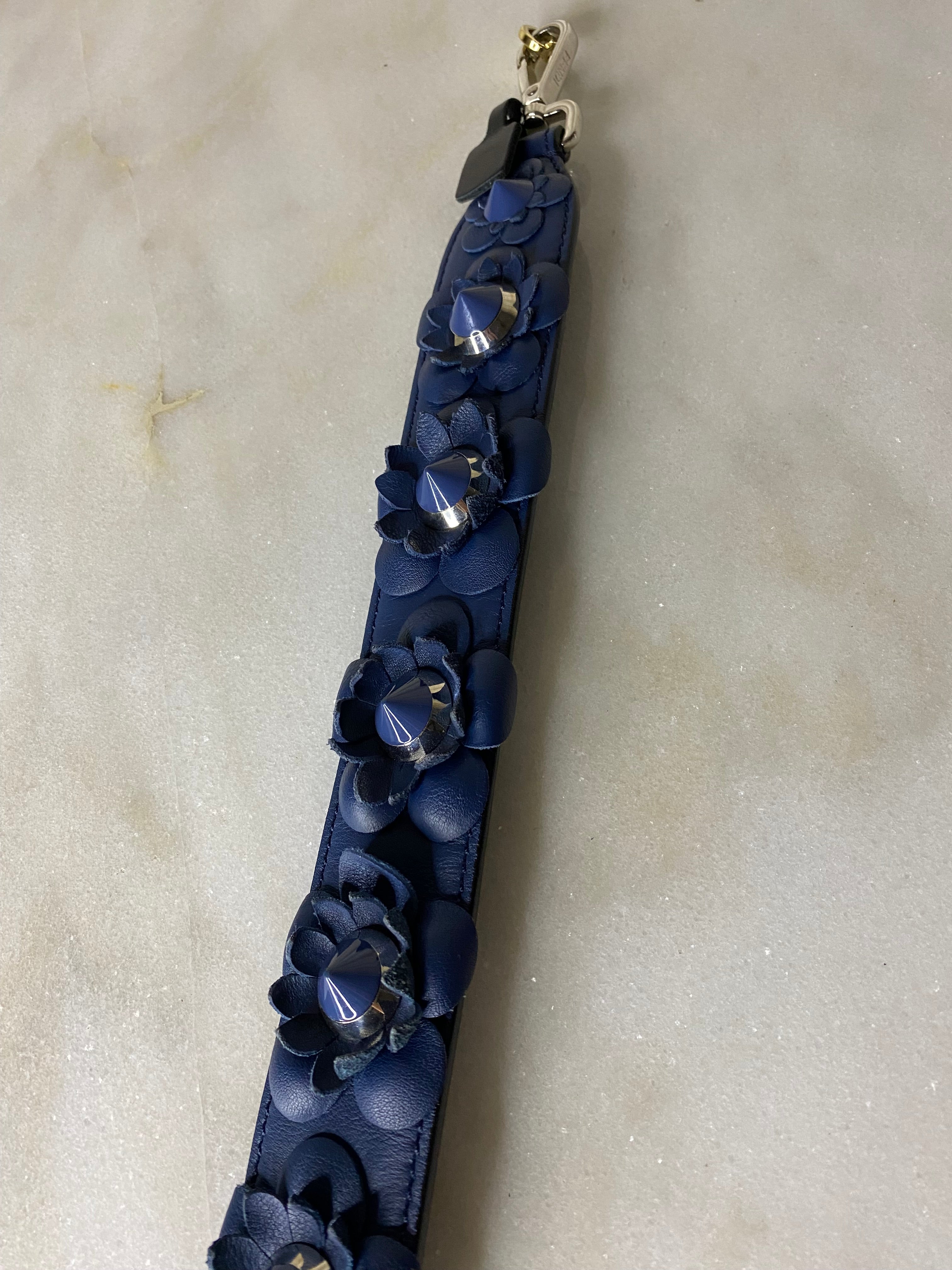 Fendi Blue Flower Strap