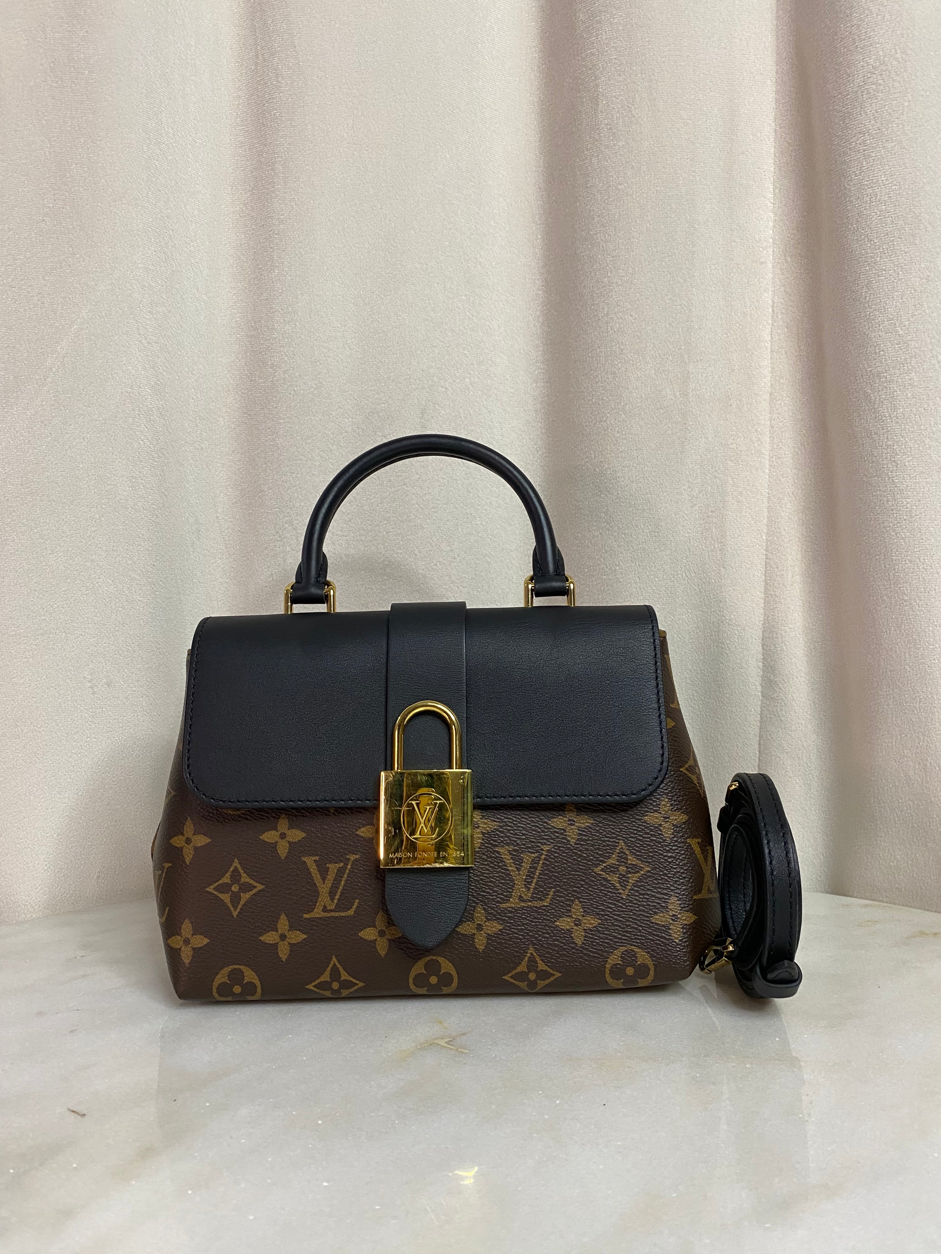 Louis Vuitton Monogram Black Locky BB Bag