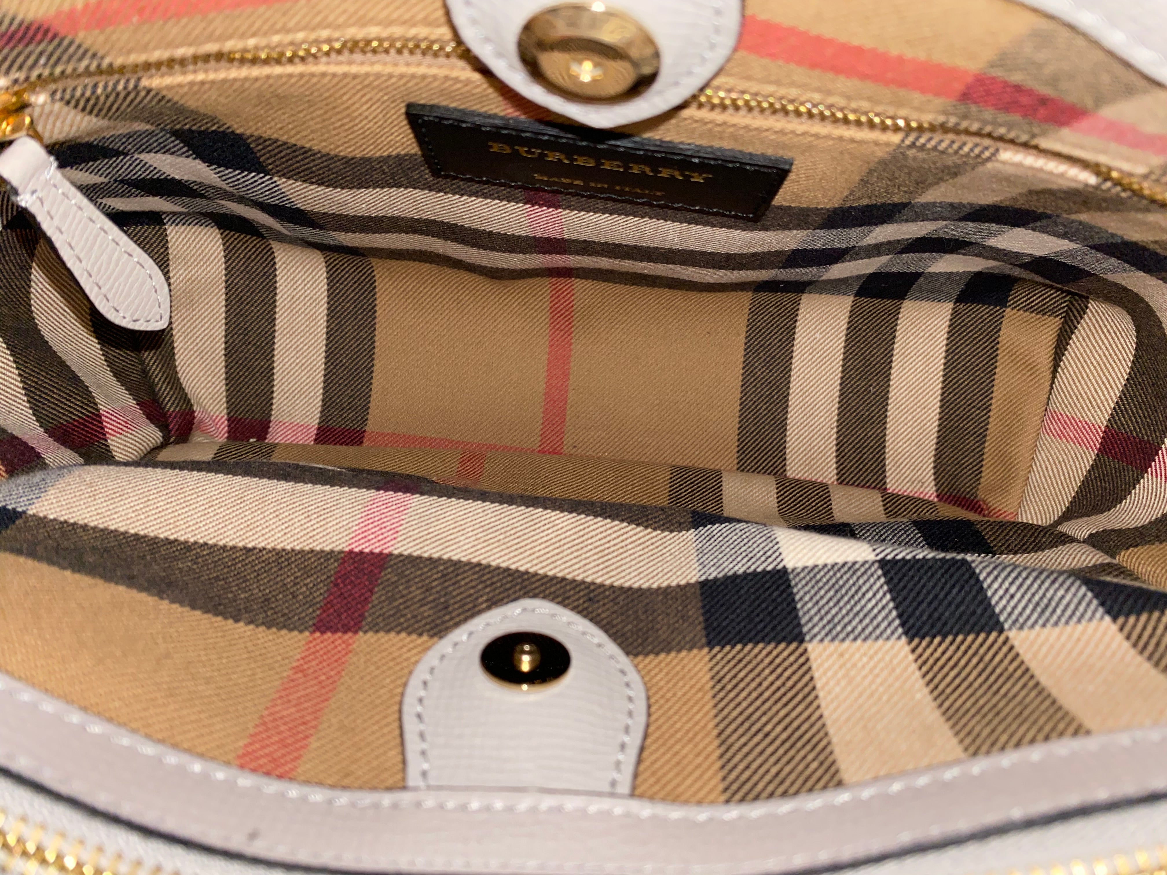 Burberry Beige Banner Hand Bag