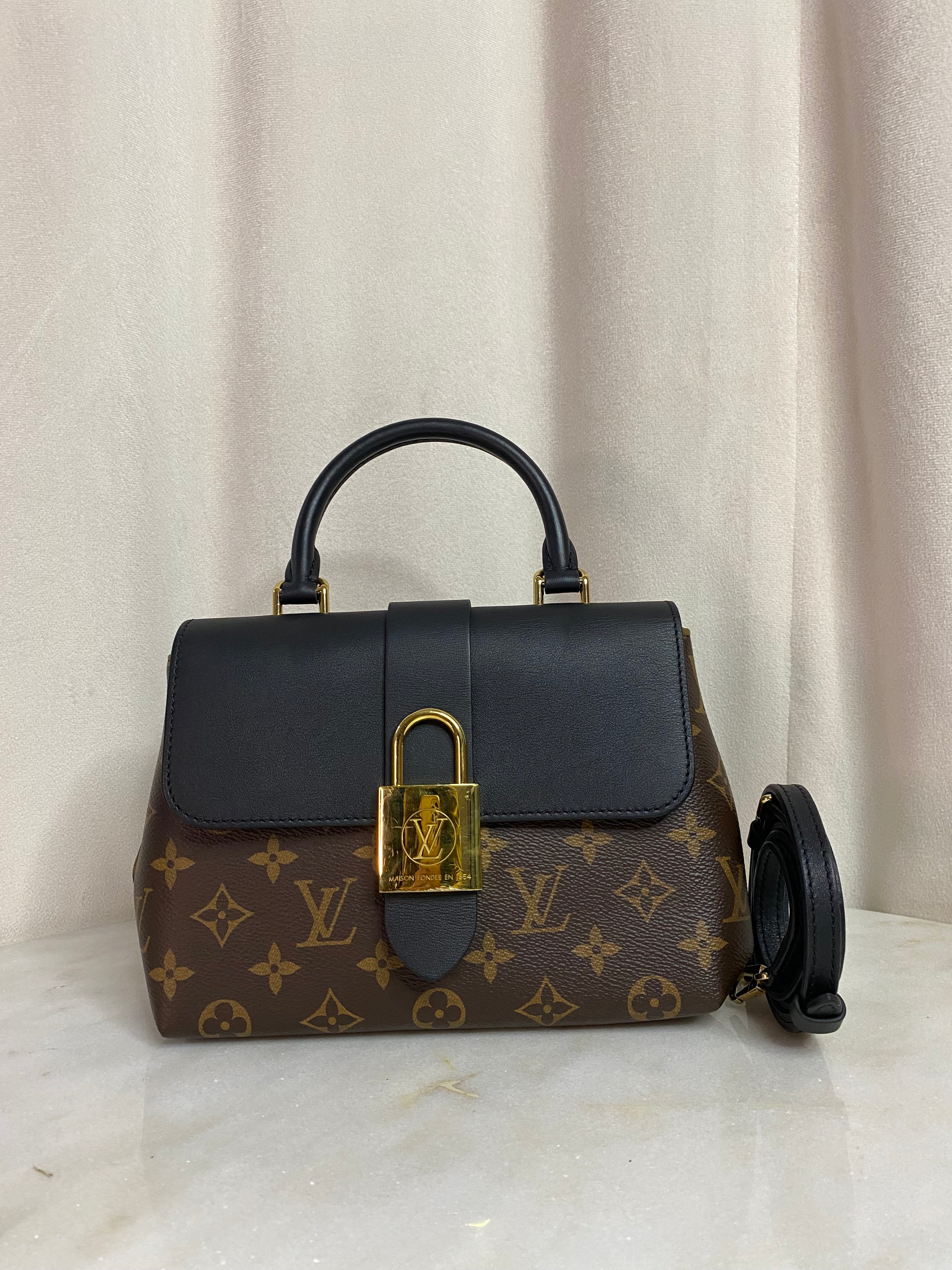 Louis Vuitton Monogram Black Locky BB Bag