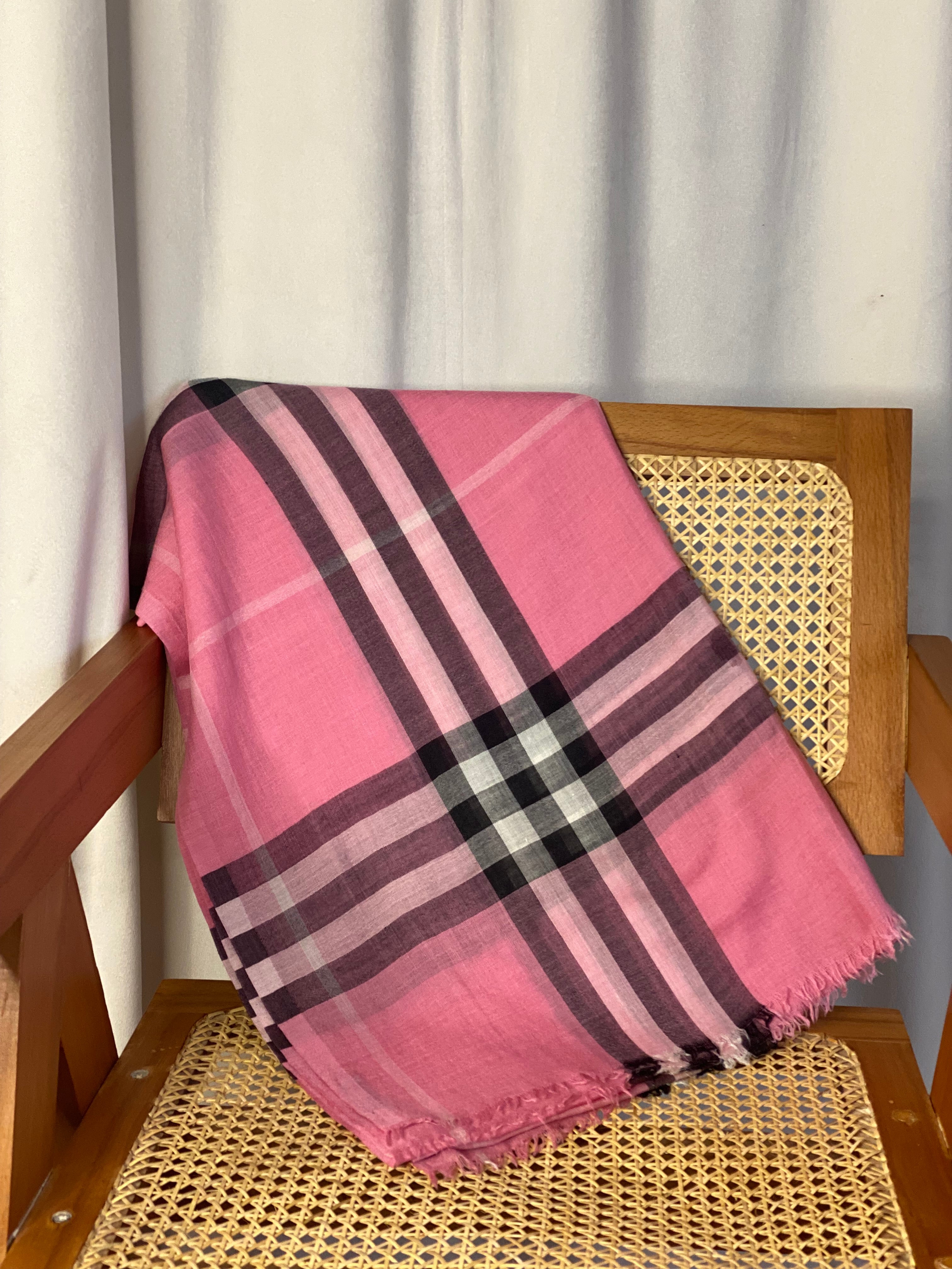 Burberry Trciolor Long Scarf