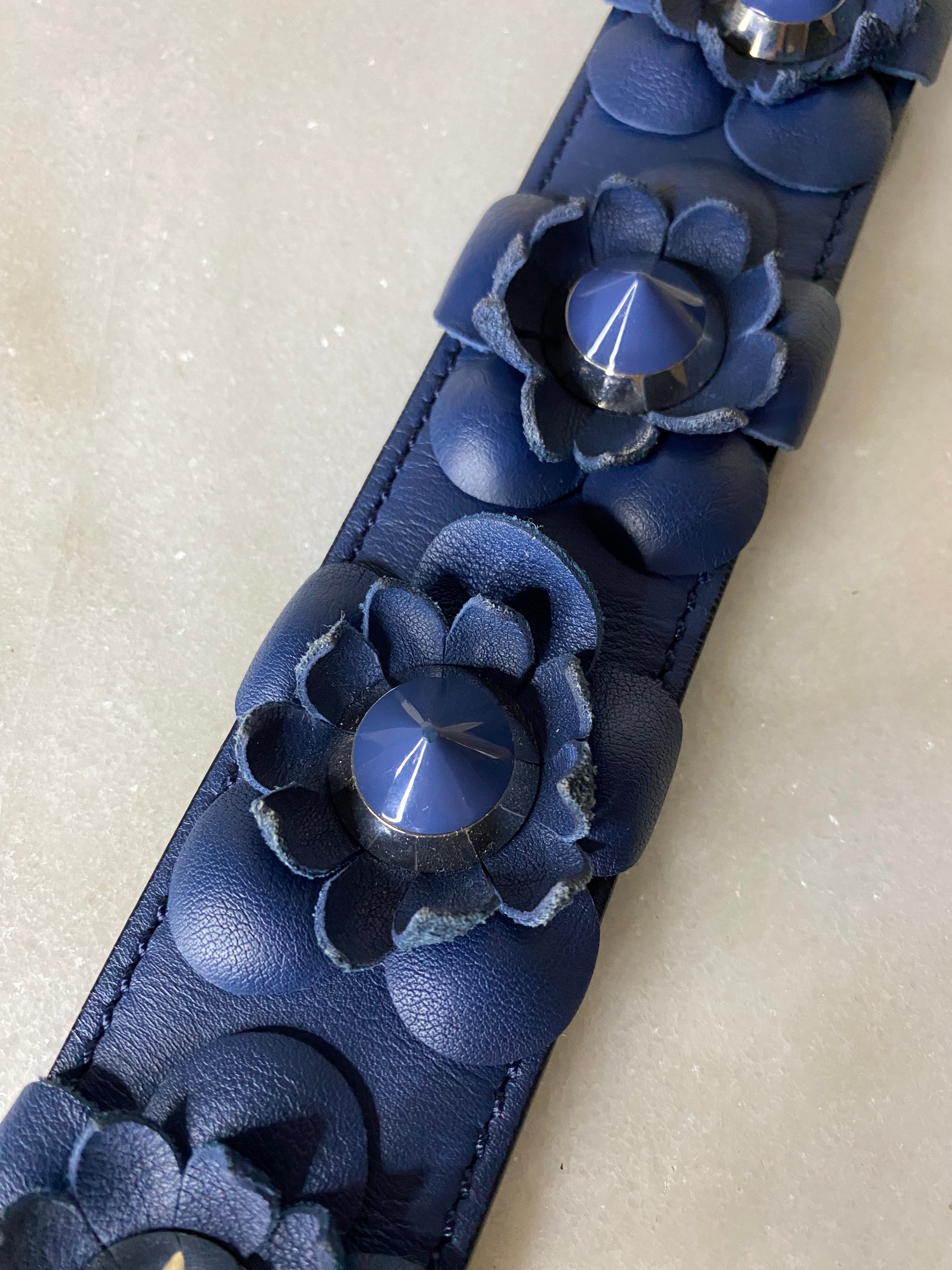 Fendi Blue Flower Strap